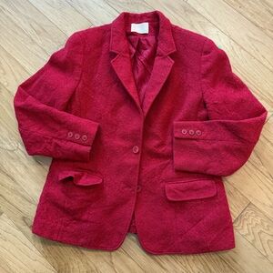 VTG Pendleton Women’s Tweed Red Blazer